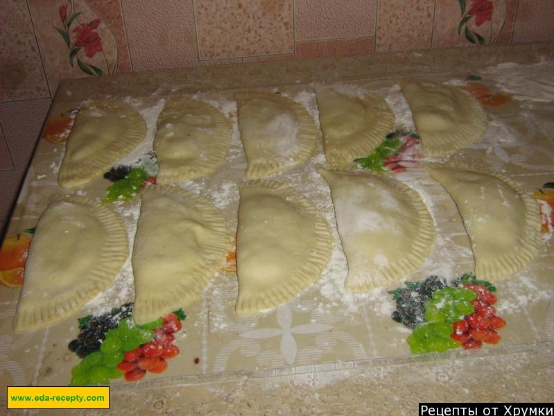 Шаг 12 приготовления Вкусные чебуреки