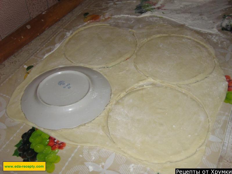 Шаг 8 приготовления Вкусные чебуреки