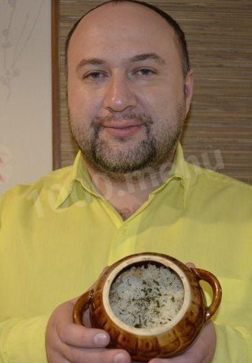 Шаг 10 приготовления Треска в горшочке с вином и рисом