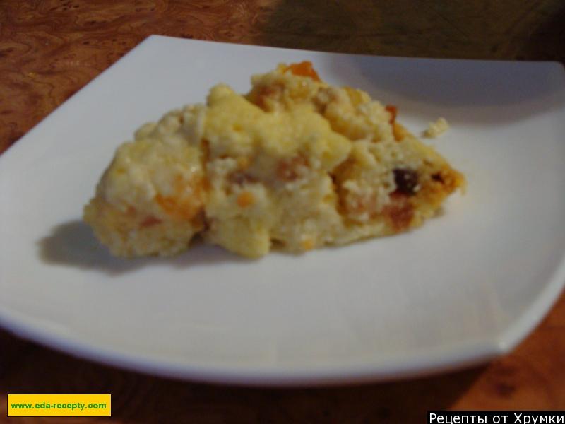 Шаг 7 приготовления Вкусная творожная запеканка в микроволновке