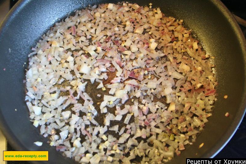 Шаг 5 приготовления Тыква с мясным фаршем