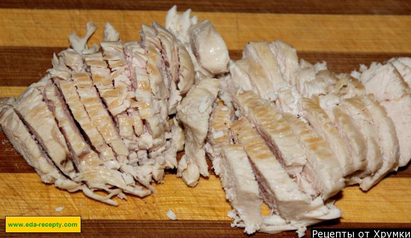 Шаг 4 приготовления Грибная Запеканка с шампиньонами и куриным филе