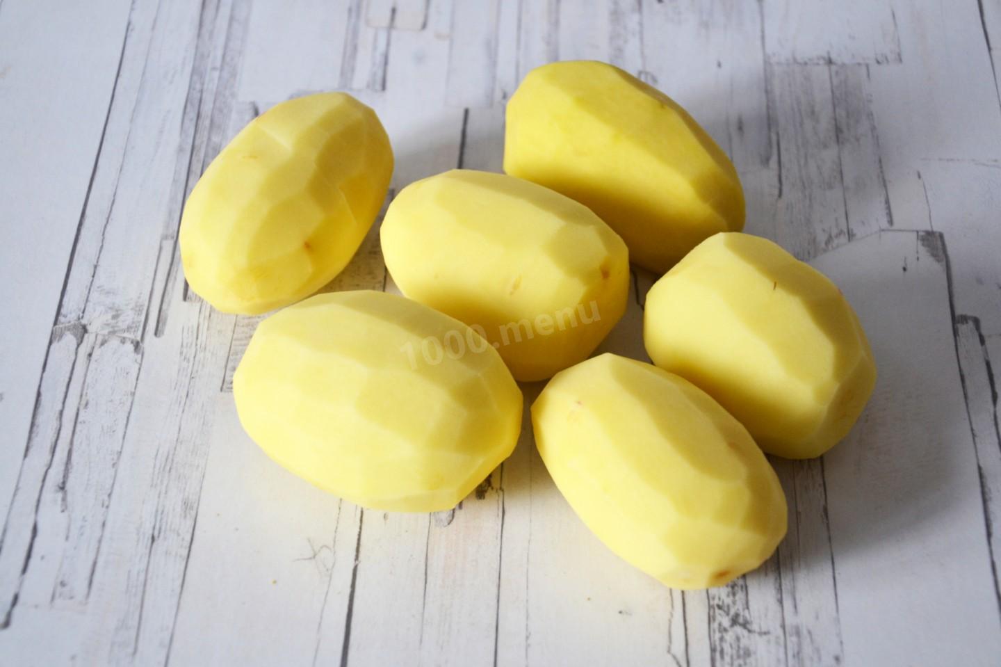Шаг 2 приготовления Гарнир из отварного картофеля