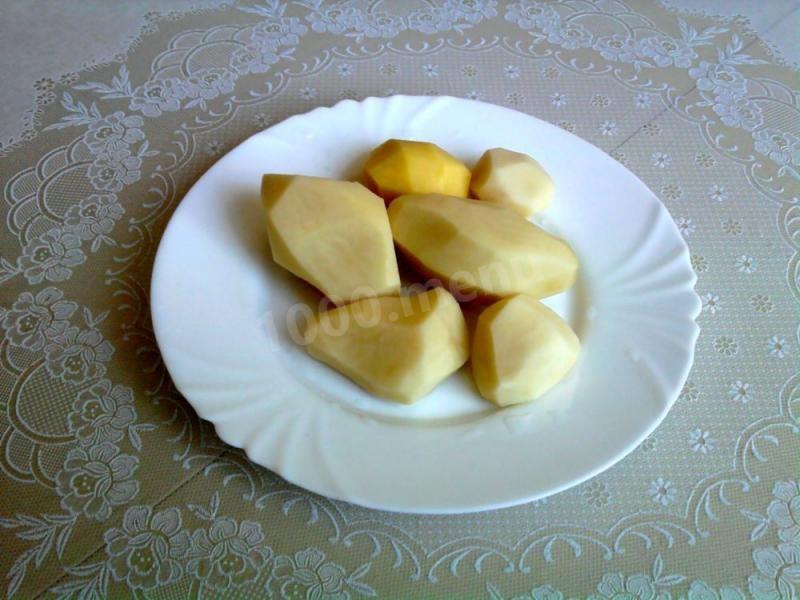 Шаг 2 приготовления Картофель в пароварке