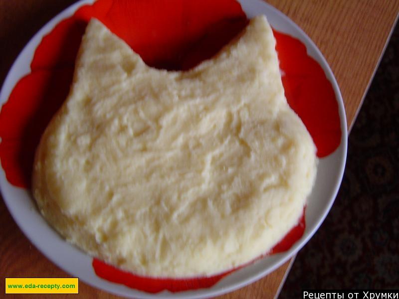 Шаг 1 приготовления Картофельное пюре "Кот"