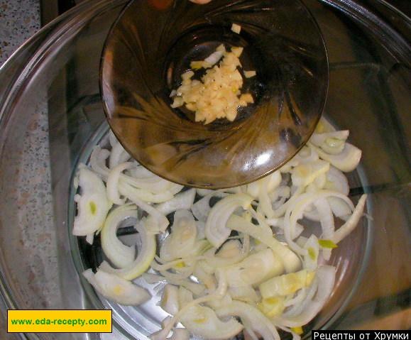 Шаг 4 приготовления Гарнир из картофеля с луком и чесноком