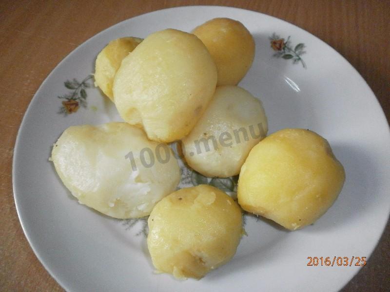 Шаг 7 приготовления Пестрый картофель с луком и морковкой