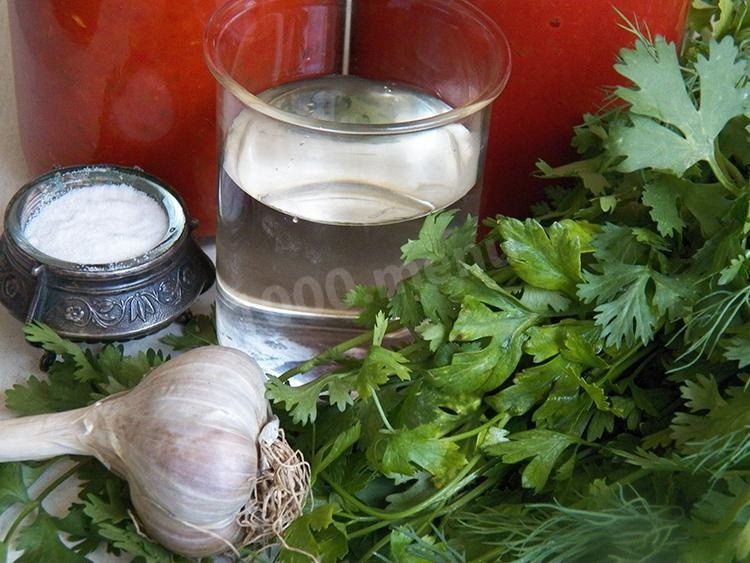 Шаг 1 приготовления Соус Сацебели к мясу