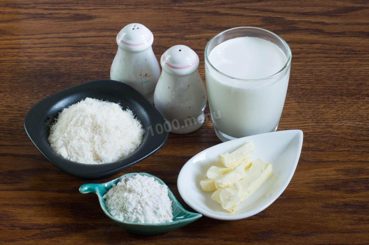 Шаг 1 приготовления Сливочно сырный соус