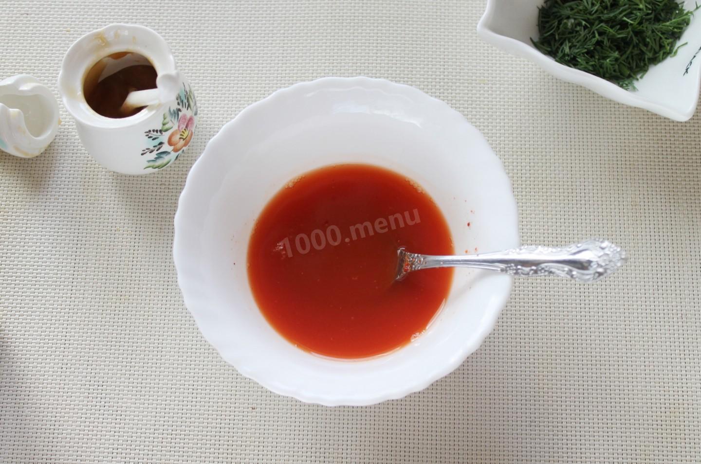 Шаг 2 приготовления Соус для пельменей с уксусом в домашних условиях