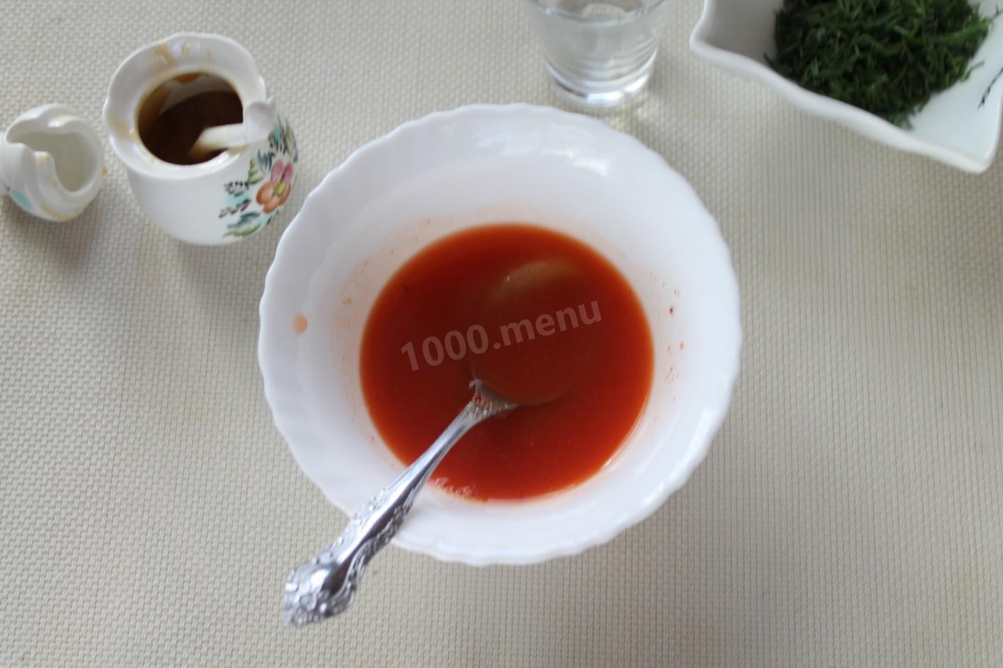 Шаг 4 приготовления Соус для пельменей с уксусом в домашних условиях