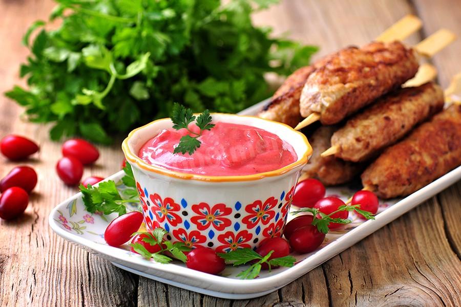 Обложка рецепта Соус из кизила