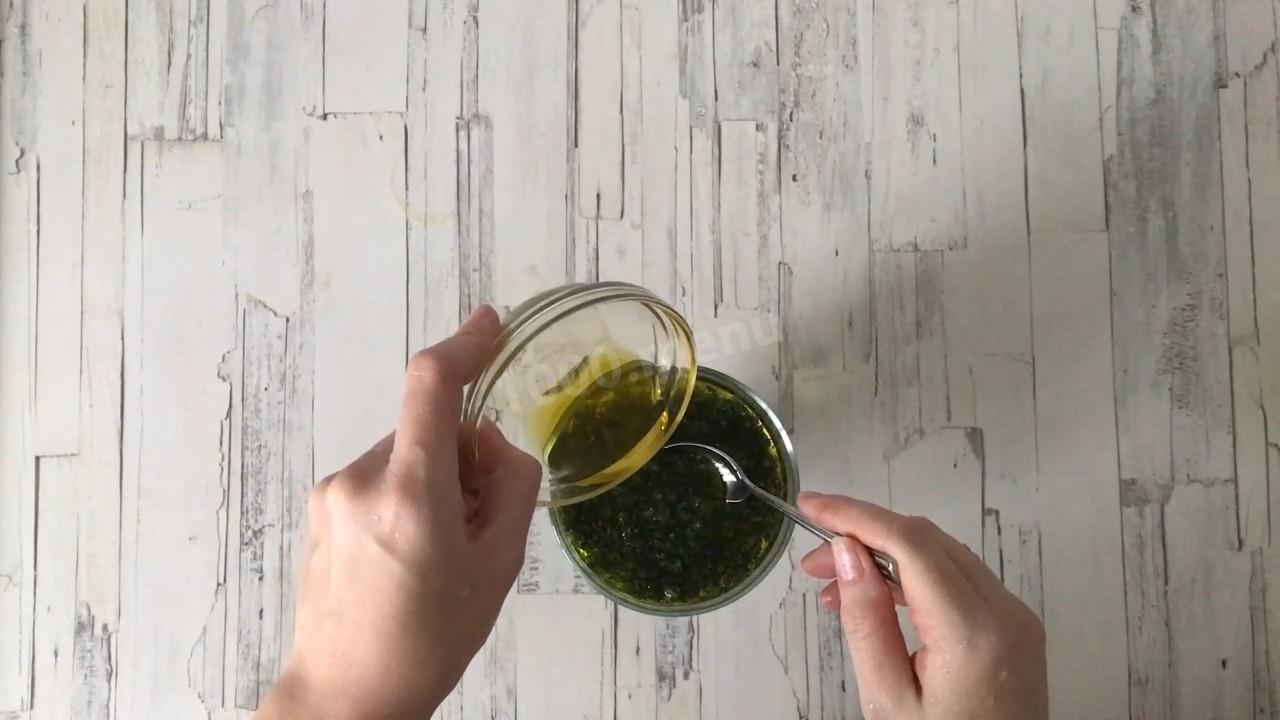 Шаг 5 приготовления Мятный соус
