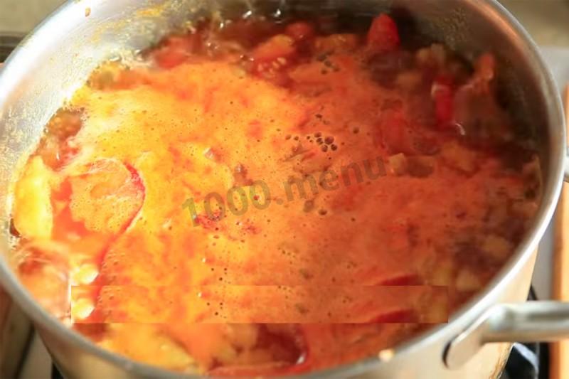 Шаг 9 приготовления Соус чатни из яблок