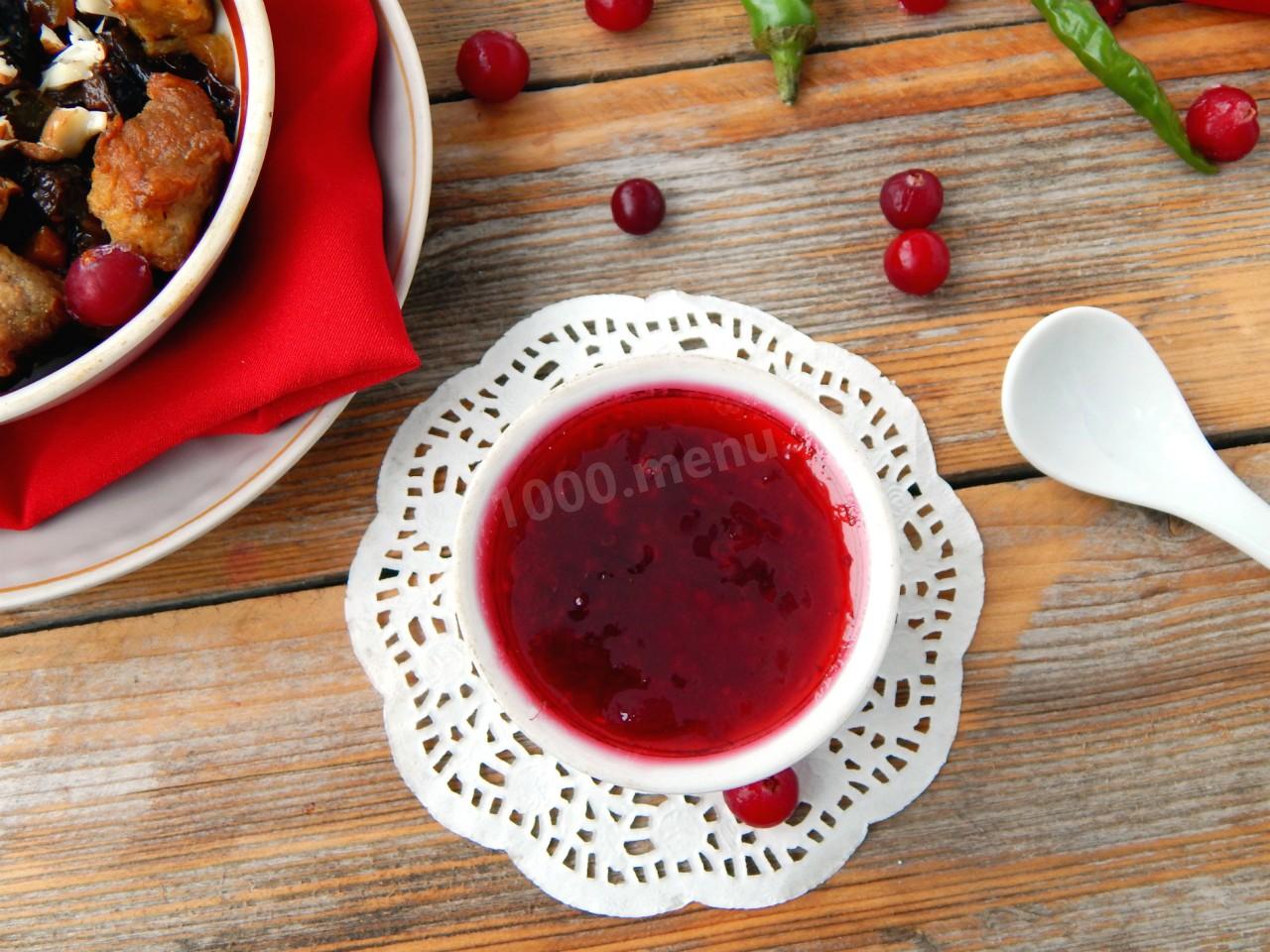 Обложка рецепта Клюквенный соус к мясу