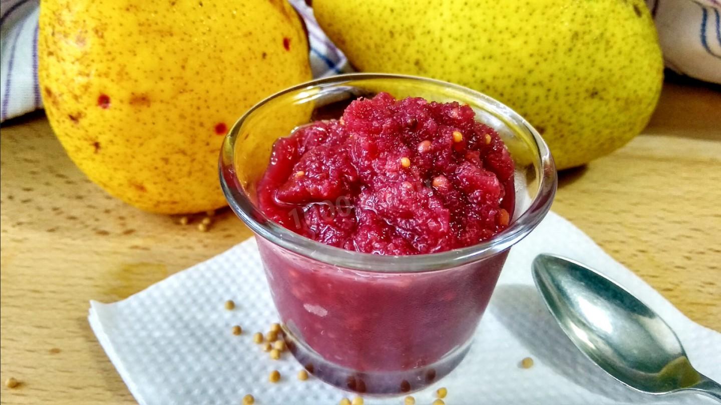 Обложка рецепта Пикантный соус к мясу с красным вином