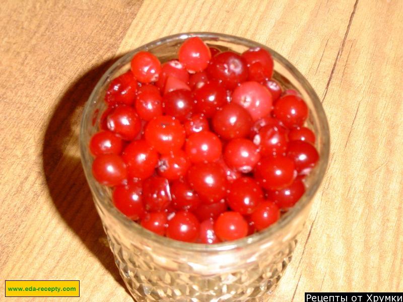Шаг 1 приготовления Соус из клюквы к мясным блюдам