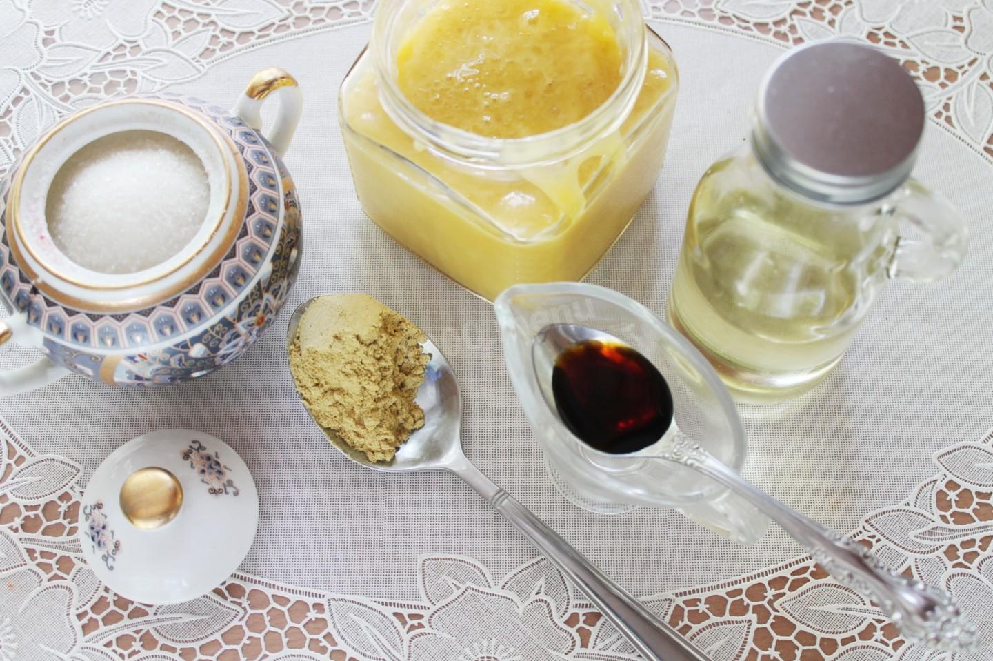 Шаг 1 приготовления Сладкая горчица