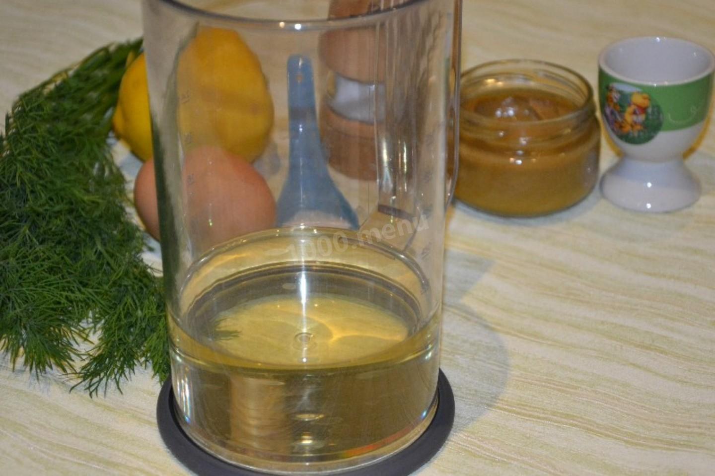 Шаг 2 приготовления Домашний майонез из кукурузного масла