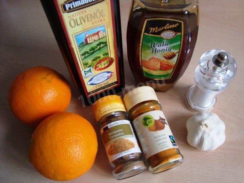 Шаг 1 приготовления Маринад для курицы в духовке из апельсинов