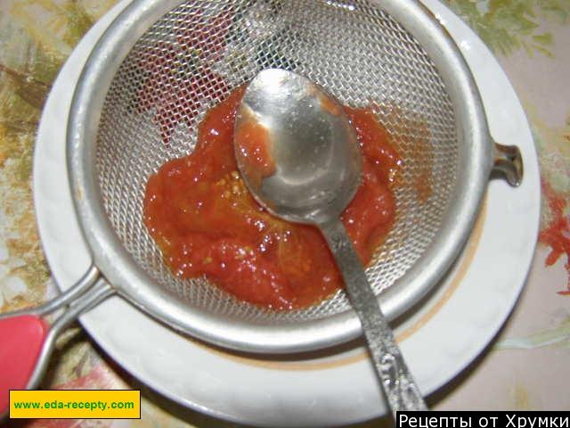 Шаг 7 приготовления Томатный соус для спагетти из помидор с чесноком и базиликом