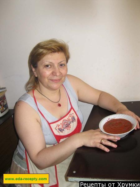 Шаг 7 приготовления Томатный соус для пиццы на мясном бульоне