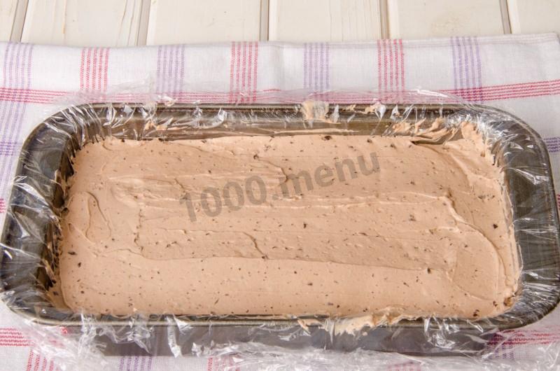 Шаг 14 приготовления Итальянский десерт шоколадное мороженое Семифредо