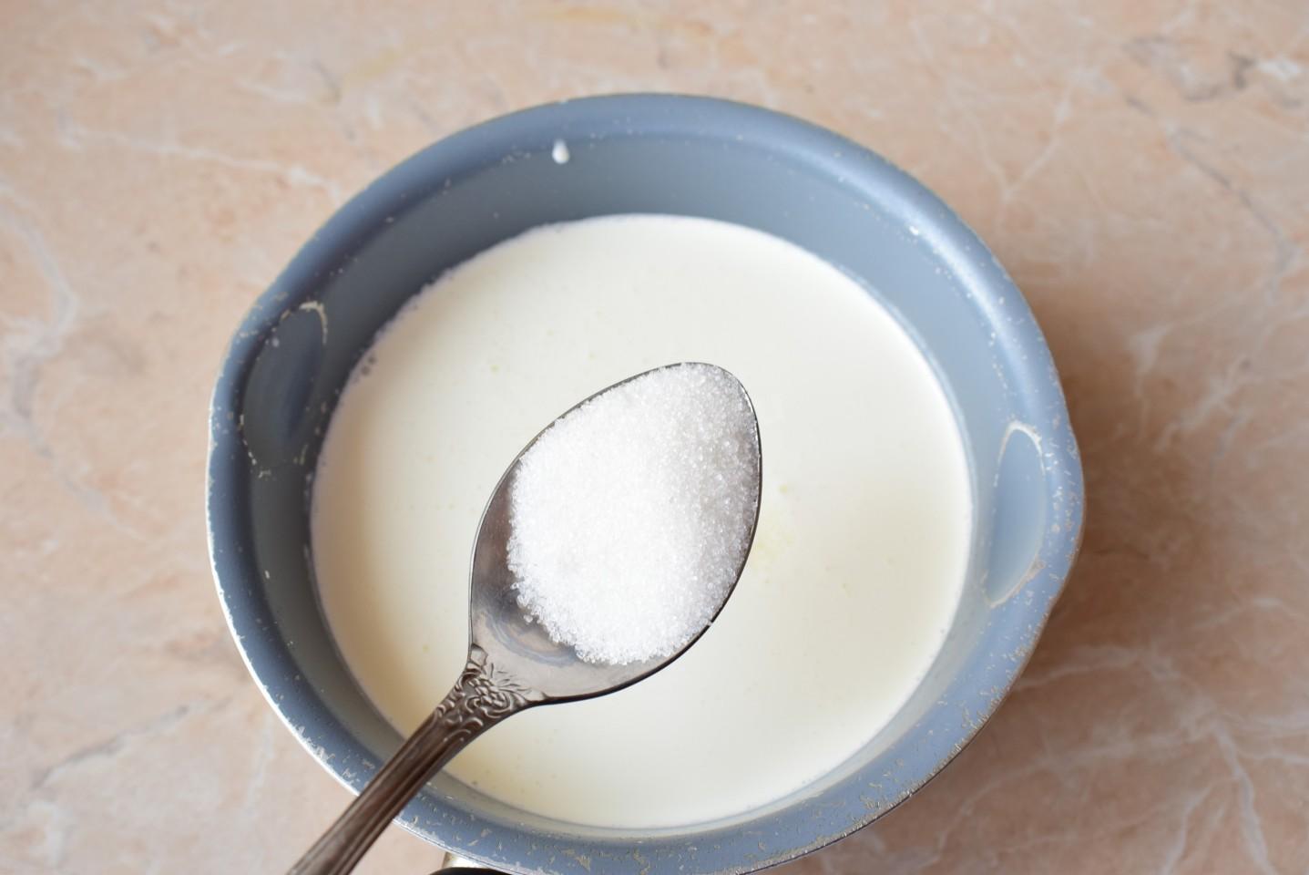 Шаг 3 приготовления Панакота с клубникой