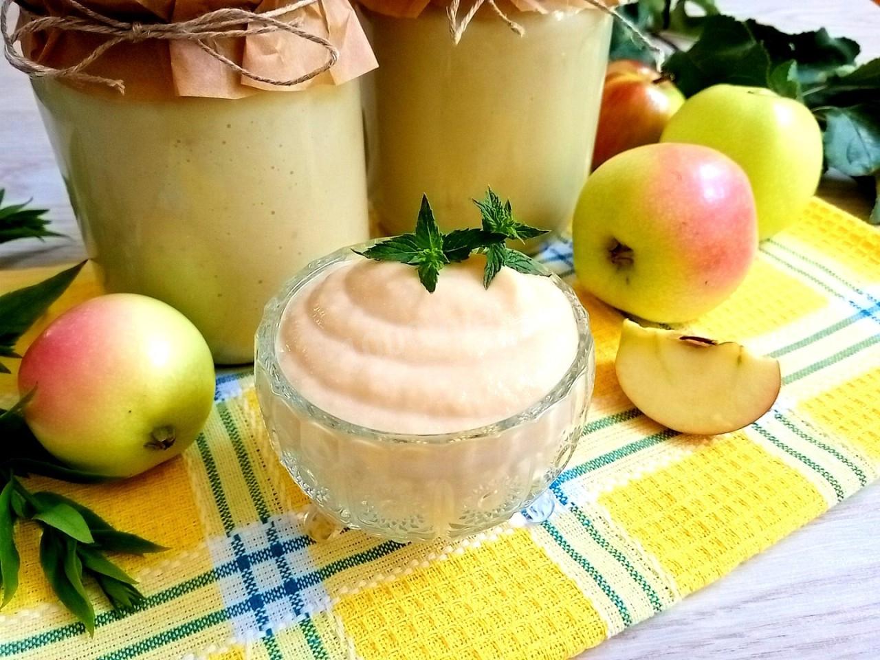 Шаг 12 приготовления Яблочное пюре со сгущенкой на зиму Неженка