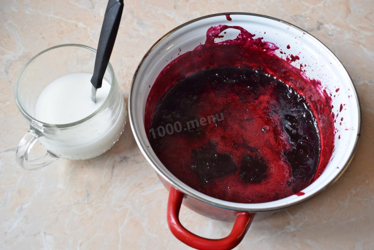 Шаг 5 приготовления Конфитюр из черной смородины