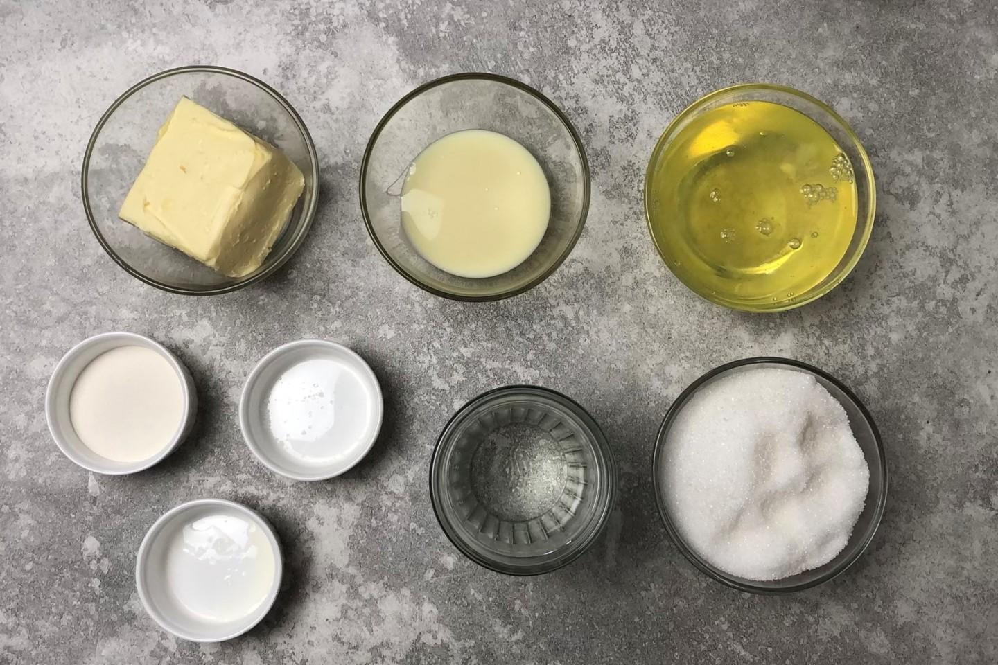 Шаг 1 приготовления Конфеты Птичье молоко домашние на агар агаре
