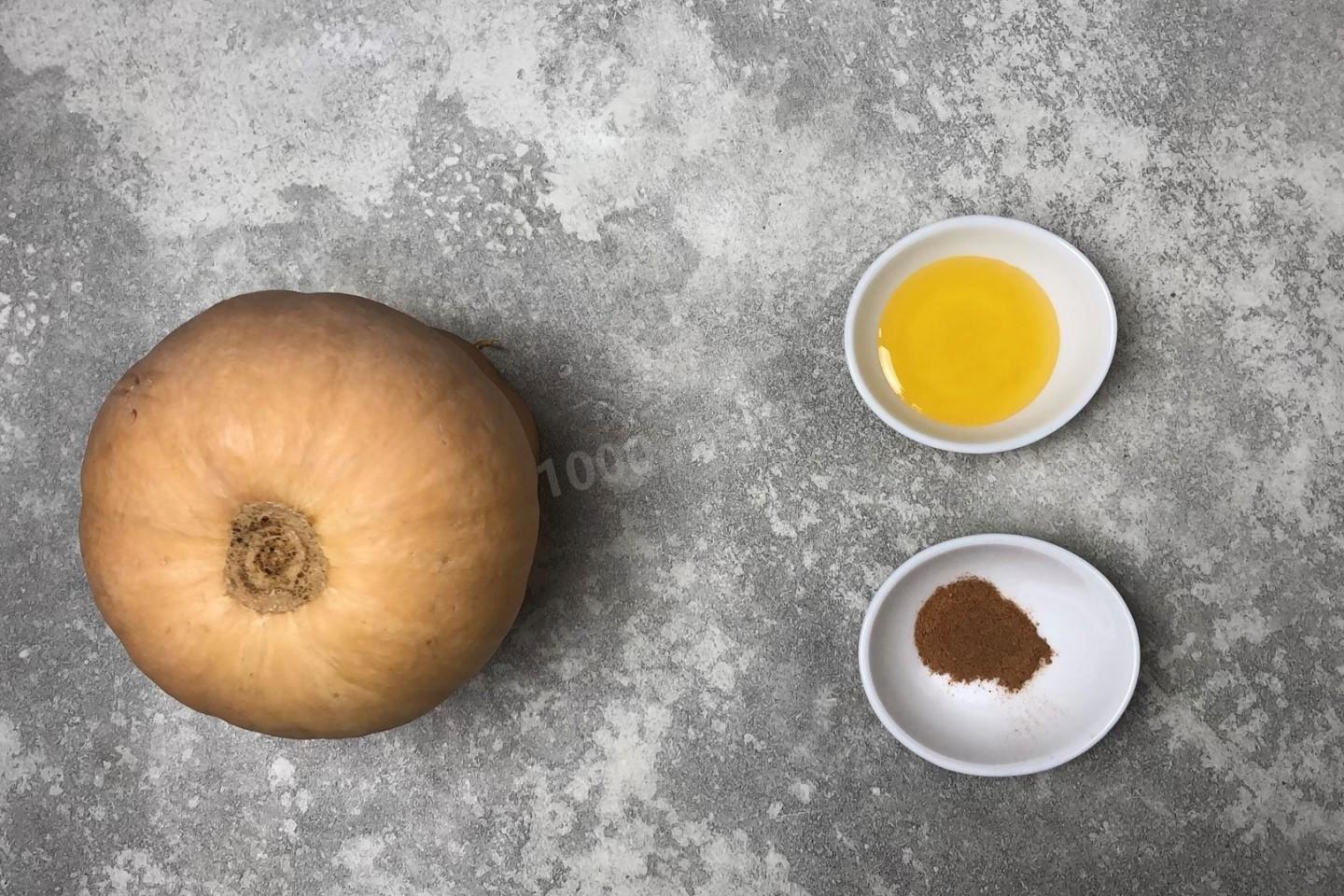 Шаг 1 приготовления Сладкая тыква запеченная в духовке кусочками с медом