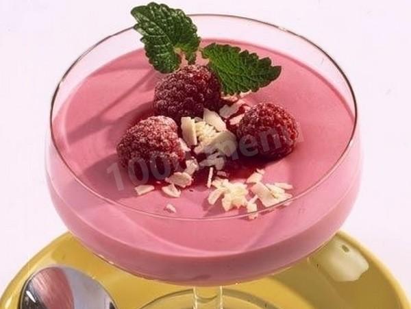 Обложка рецепта Малиновый мусс