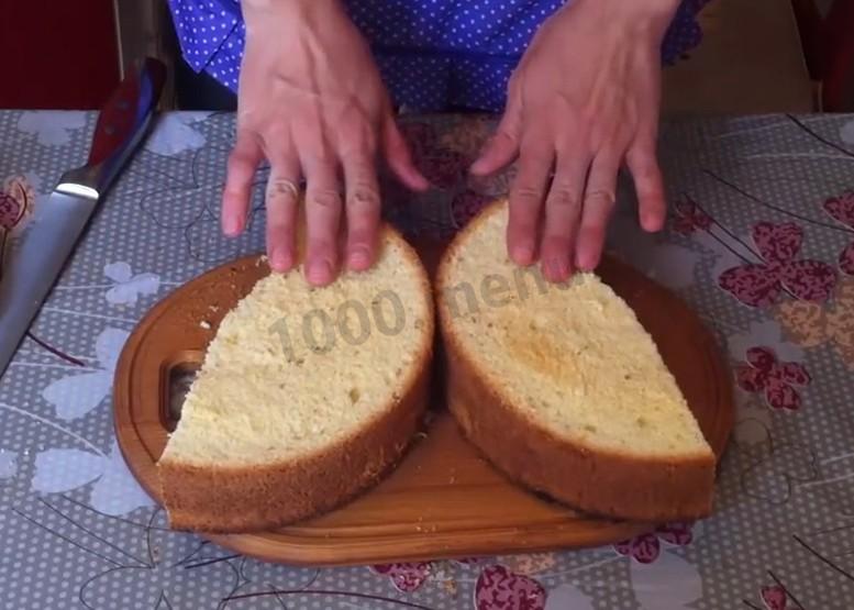 Шаг 11 приготовления Торт Бабочка