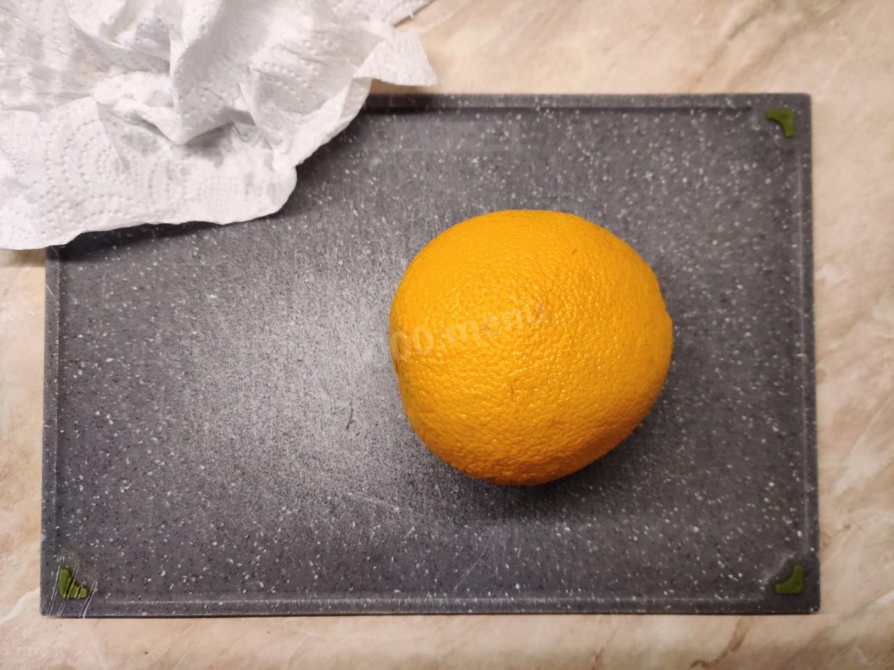 Шаг 1 приготовления Цукаты из апельсинов