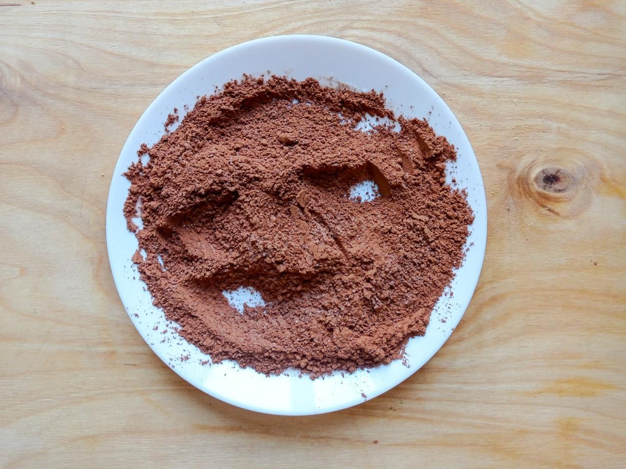 Шаг 7 приготовления Пирожное картошка из печенья без сгущенки