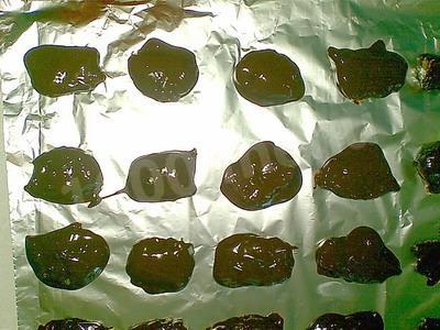 Шаг 10 приготовления Сало в шоколаде