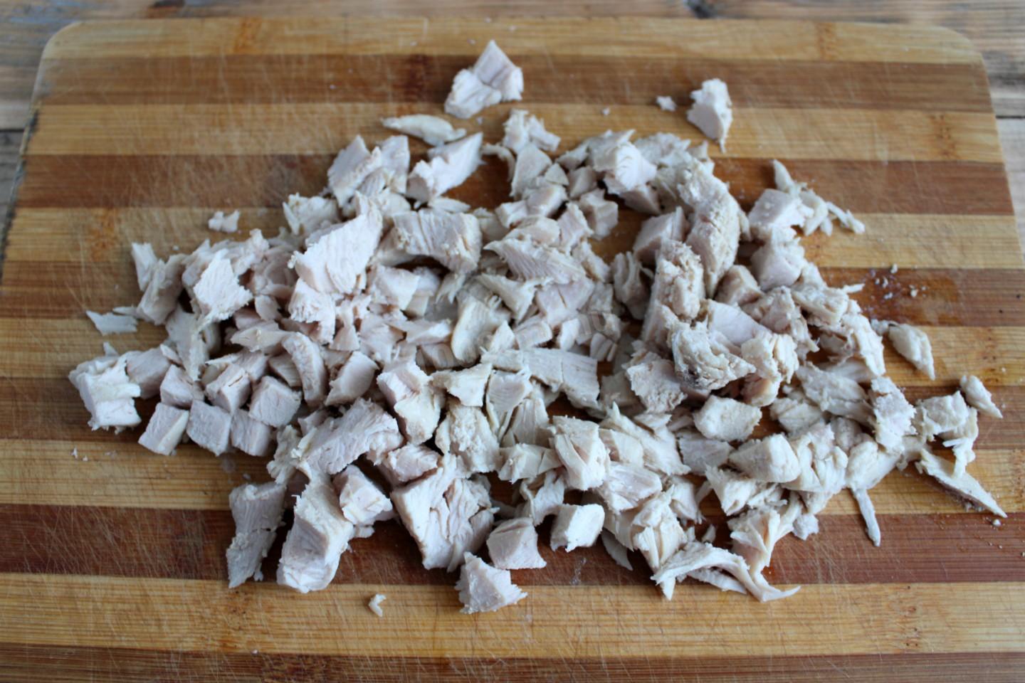 Шаг 7 приготовления Курник в духовке с курицей