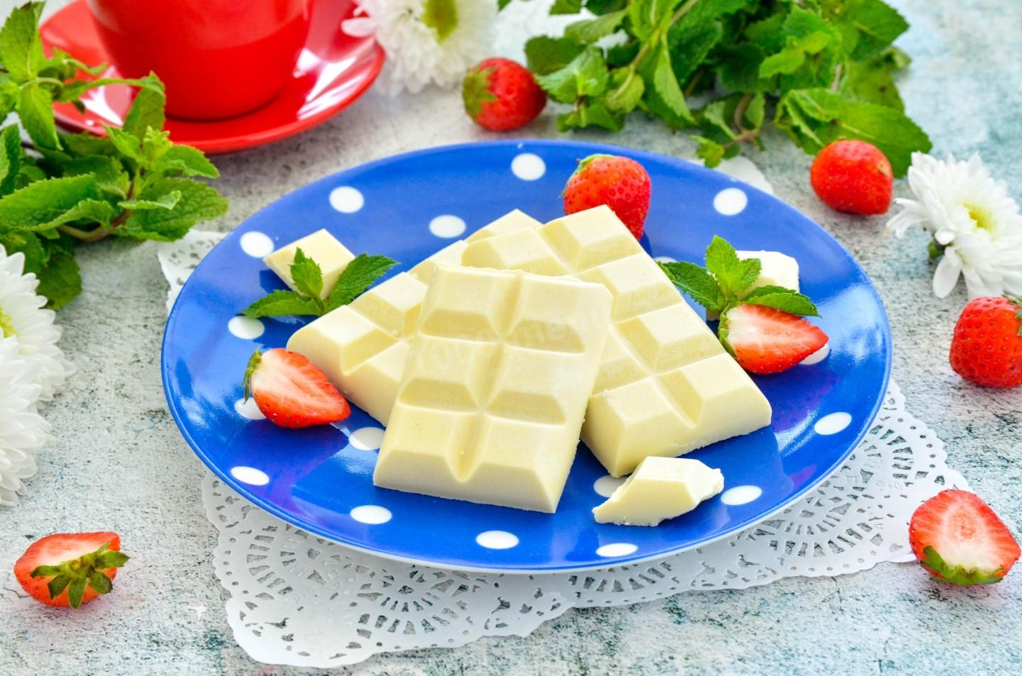Шаг 7 приготовления Белый шоколад домашний