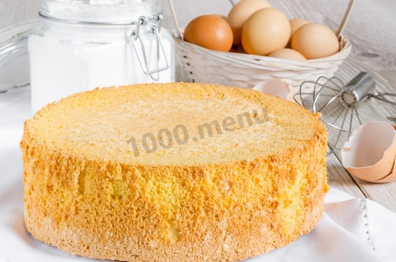 Обложка рецепта Бисквит классический в духовке