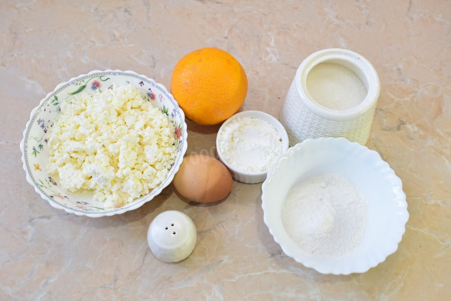 Шаг 1 приготовления Сырники из творога с рисовой мукой