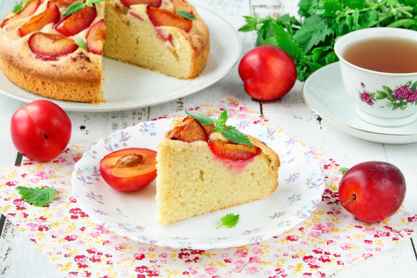 Шаг 12 приготовления Сливовый пирог из Нью йорк таймс