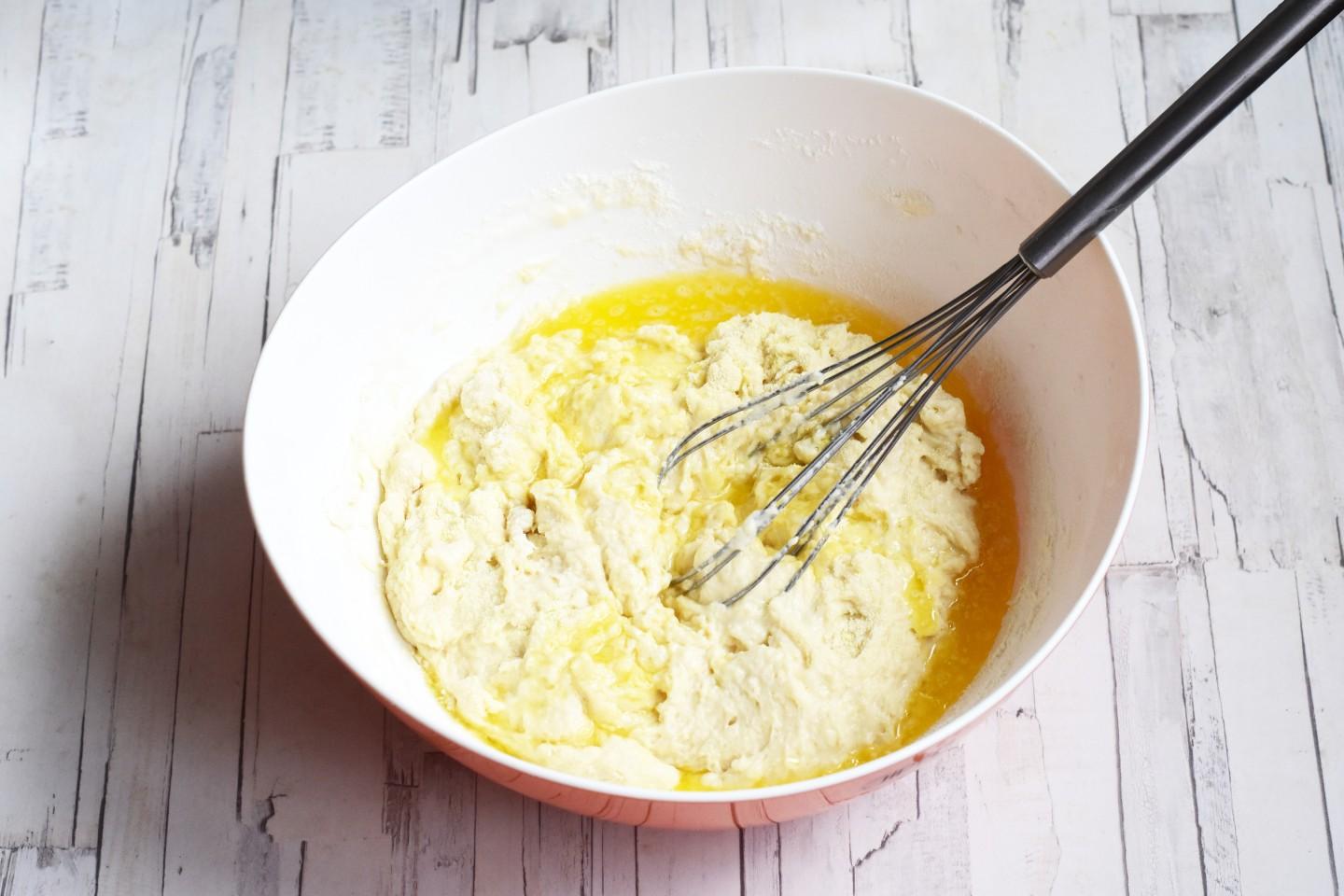 Шаг 5 приготовления Хлеб из кукурузной муки в духовке
