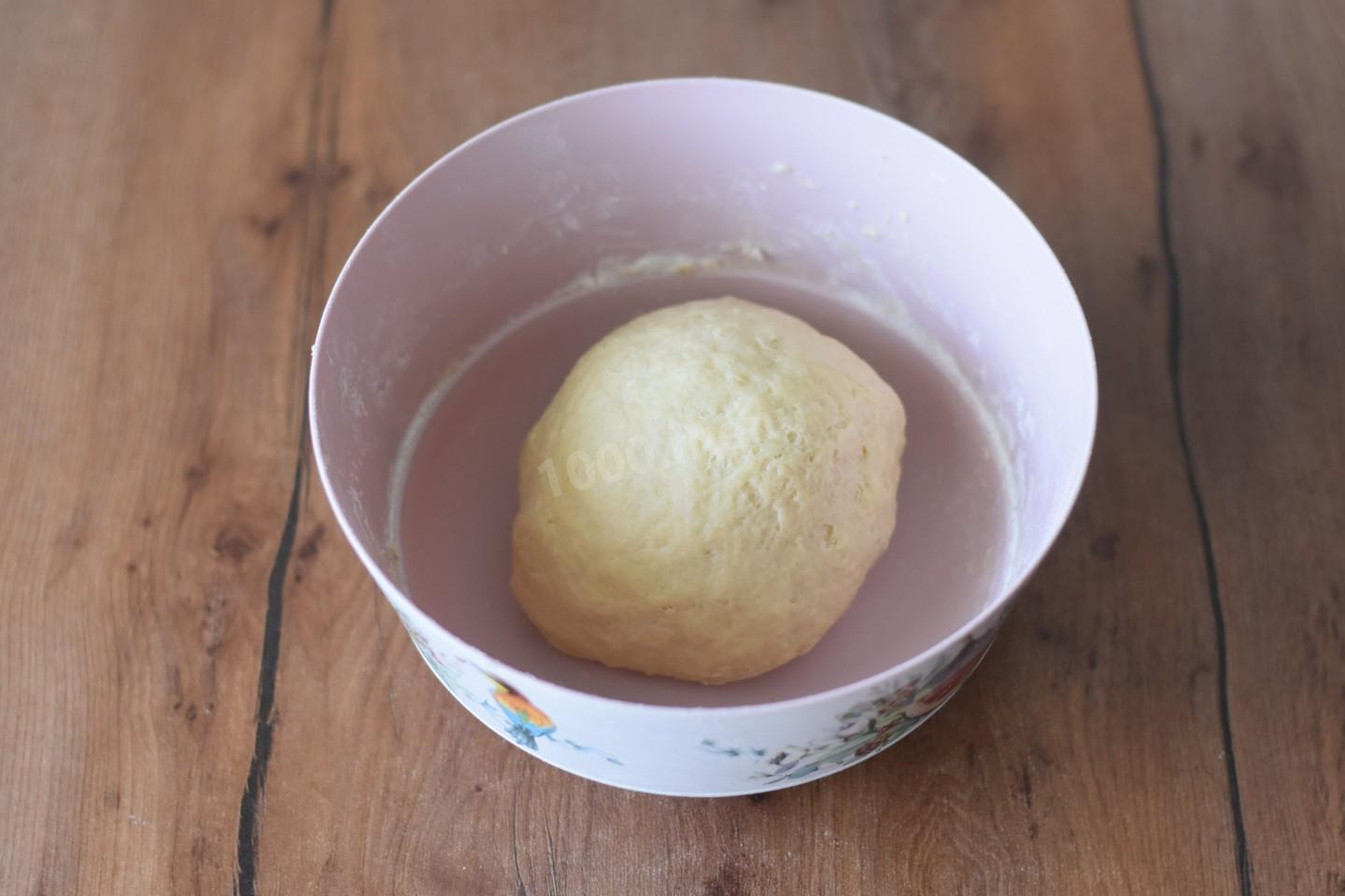 Шаг 5 приготовления Киш с грибами и сыром
