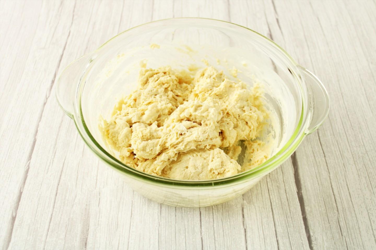 Шаг 11 приготовления Хычины с картошкой и сыром