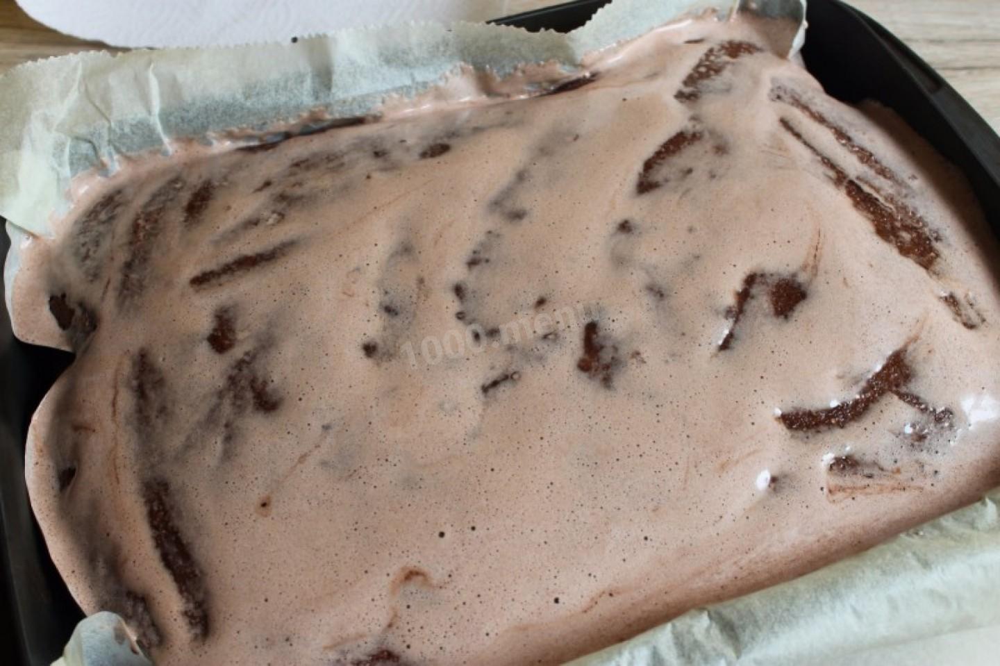 Шаг 10 приготовления Кухен немецкий пирог шоколадный