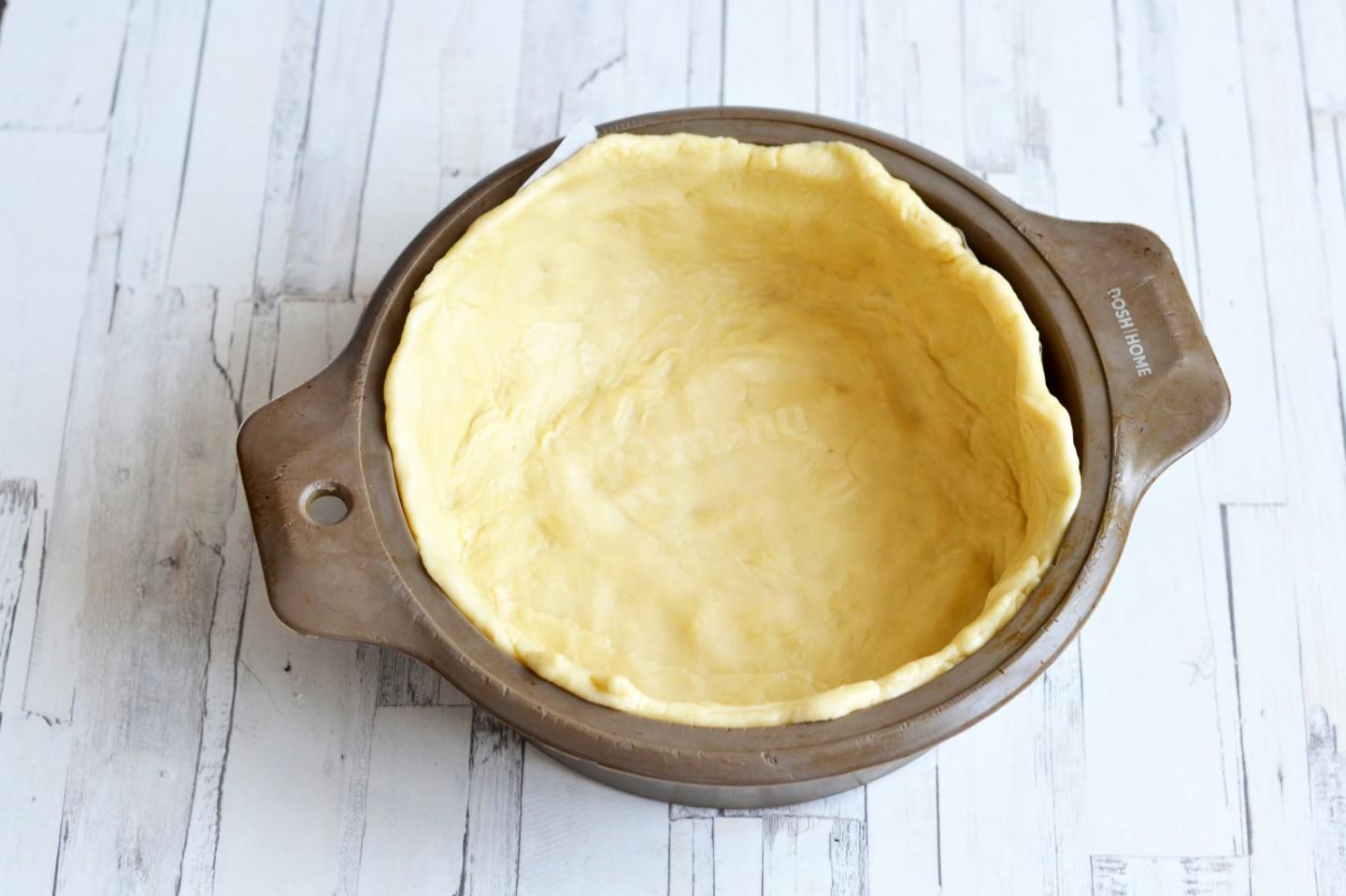 Шаг 12 приготовления Пирог с картошкой и фаршем в духовке