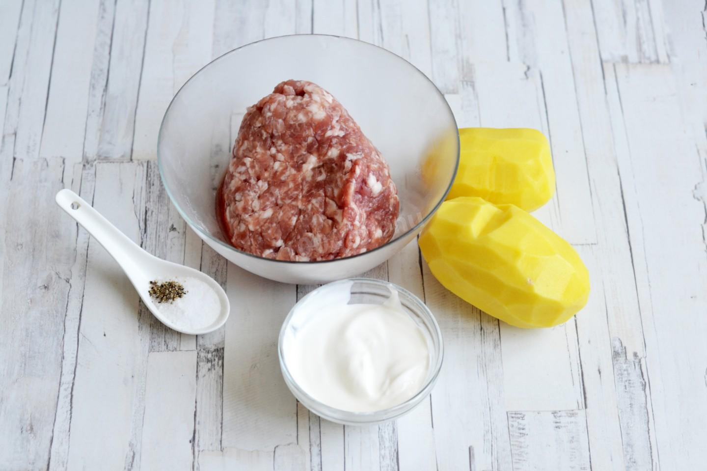 Шаг 7 приготовления Пирог с картошкой и фаршем в духовке