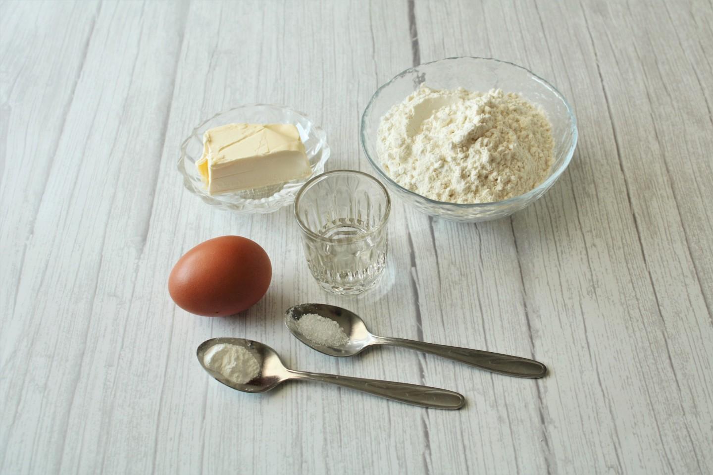 Шаг 1 приготовления Киш с брокколи