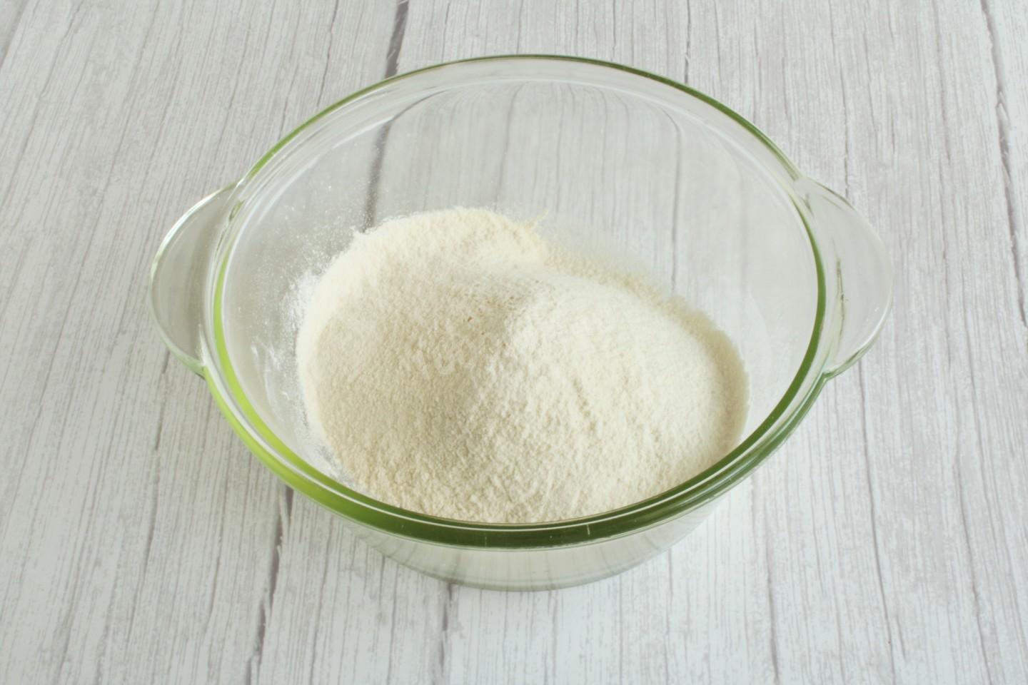 Шаг 2 приготовления Киш с брокколи